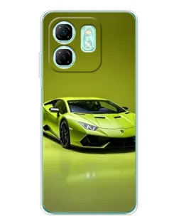 Чехол для Infinix Smart 9 с картинкой «Салатовый Lamborghini Huracan» Чехол для Infinix Smart 9 с картинкой «Салатовый Lamborghini Huracan»
