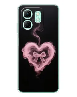 Чехол для Infinix Smart 9 с картинкой «Дымчатое сердце»