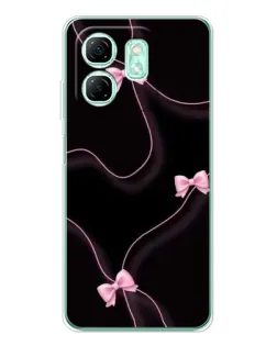 Чехол для Infinix Smart 9 с картинкой «Розовые ленты»