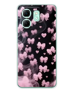 Чехол для Infinix Smart 9 с картинкой «Неоновое кружево»