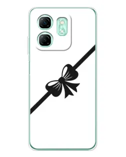 Чехол для Infinix Smart 9 с картинкой «Диагональный бант»