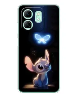 Чехол для Infinix Smart 9 с картинкой «Сияющий Стич»