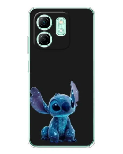 Чехол для Infinix Smart 9 с картинкой «Стич на черном» Чехол для Infinix Smart 9 с картинкой «Стич на черном»