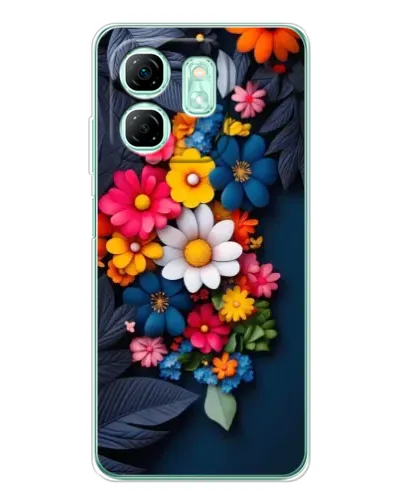 Чехол для Infinix Smart 9 с картинкой «Цветочная феерия»