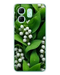 Чехол для Infinix Smart 9 с картинкой «Ландыши в зелени» Чехол для Infinix Smart 9 с картинкой «Ландыши в зелени»