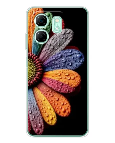Чехол для Infinix Smart 9 с картинкой «Радужный цветок»