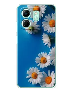 Чехол для Infinix Smart 9 с картинкой «Белоснежные маргаритки» Чехол для Infinix Smart 9 с картинкой «Белоснежные маргаритки»