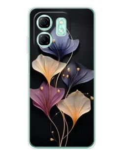 Чехол для Infinix Smart 9 с картинкой «Лиловые цветы грации» Чехол для Infinix Smart 9 с картинкой «Лиловые цветы грации»