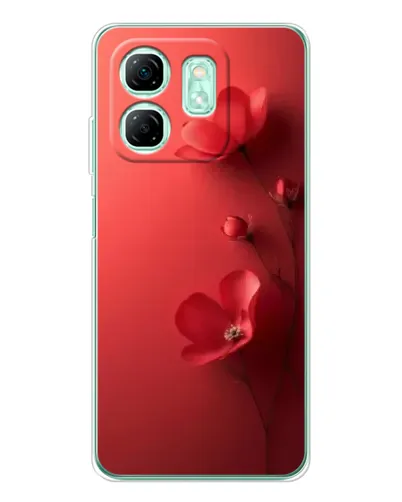 Чехол для Infinix Smart 9 с картинкой «Маковые соцветия»