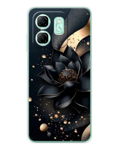 Чехол для Infinix Smart 9 с картинкой «Черный лотос»