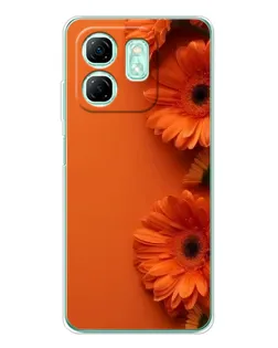 Чехол для Infinix Smart 9 с картинкой «Оранжевые герберы» Чехол для Infinix Smart 9 с картинкой «Оранжевые герберы»
