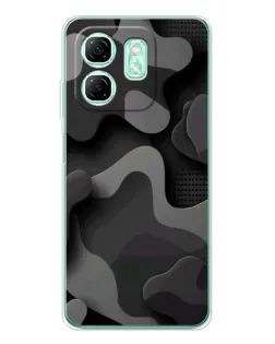Чехол для Infinix Smart 9 с картинкой «Темный абстрактный камуфляж» Чехол для Infinix Smart 9 с картинкой «Темный абстрактный камуфляж»