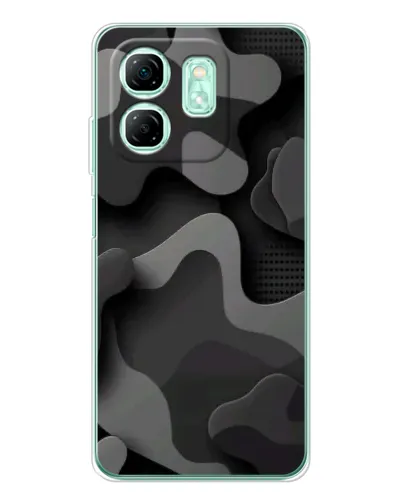 Чехол для Infinix Smart 9 с картинкой «Темный абстрактный камуфляж» Чехол для Infinix Smart 9 с картинкой «Темный абстрактный камуфляж»