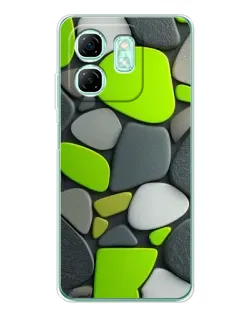 Чехол для Infinix Smart 9 с картинкой «Яркая неоновая галька» Чехол для Infinix Smart 9 с картинкой «Яркая неоновая галька»