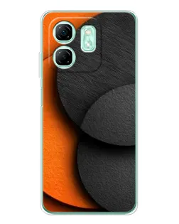Чехол для Infinix Smart 9 с картинкой «Геометрия оранжевых кругов» Чехол для Infinix Smart 9 с картинкой «Геометрия оранжевых кругов»