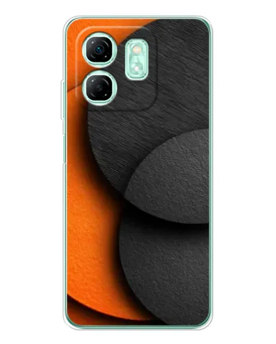 Чехол для Infinix Smart 9 с картинкой «Геометрия оранжевых кругов» Чехол для Infinix Smart 9 с картинкой «Геометрия оранжевых кругов»