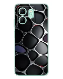 Чехол для Infinix Smart 9 с картинкой «Объемная темная решетка» Чехол для Infinix Smart 9 с картинкой «Объемная темная решетка»