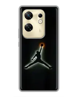 Чохол для Infinix Zero 30 з картинкою «Jordan Gradient Logo»