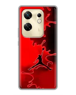 Чохол для Infinix Zero 30 з картинкою «Jordan Red Smoke»