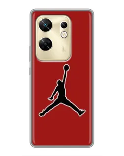Чохол для Infinix Zero 30 з картинкою «Jordan Red Back»