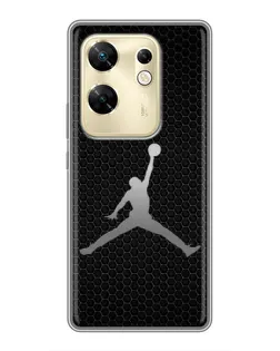 Чохол для Infinix Zero 30 з картинкою «Jordan Dark Carbon»