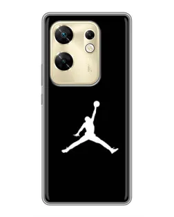 Чохол для Infinix Zero 30 з картинкою «Jordan Silhouette»