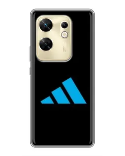 Чохол для Infinix Zero 30 з картинкою «Adidas Cyan Logo»
