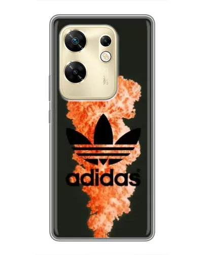 Чехол для Infinix Zero 30 с картинкой «Оранжевый дым Adidas» Чехол для Infinix Zero 30 с картинкой «Оранжевый дым Adidas»
