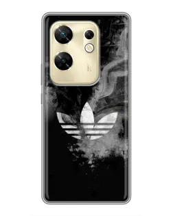 Чохол для Infinix Zero 30 з картинкою «Абстрактний дим Adidas»