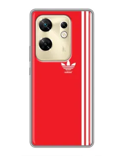 Чохол для Infinix Zero 30 з картинкою «Червоний мінімалізм Adidas»