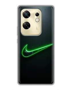 Чохол для Infinix Zero 30 з картинкою «Неоновий контур Nike» Чохол для Infinix Zero 30 з картинкою «Неоновий контур Nike»