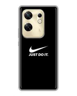 Чехол для Infinix Zero 30 с картинкой «Минимализм от Nike»