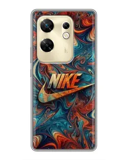 Чехол для Infinix Zero 30 с картинкой «Nike в абстракции»