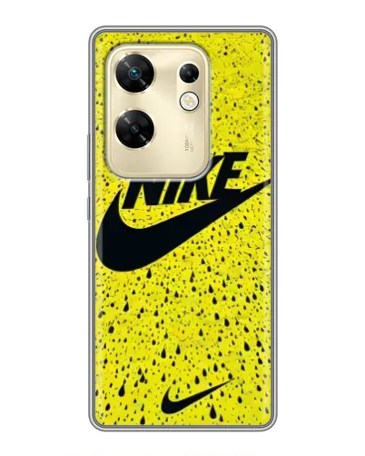 Чехол для Infinix Zero 30 с картинкой «Желтый текстурный Nike» Чехол для Infinix Zero 30 с картинкой «Желтый текстурный Nike»