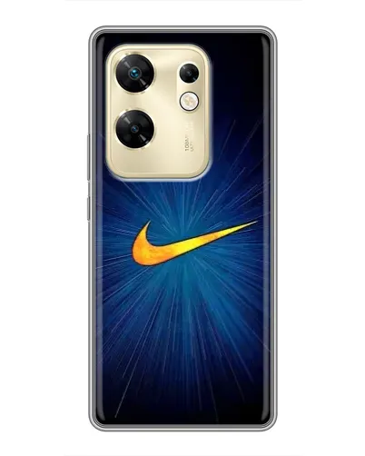 Чохол для Infinix Zero 30 з картинкою «Синій пульс Nike» Чохол для Infinix Zero 30 з картинкою «Синій пульс Nike»