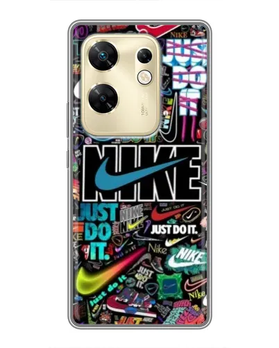 Чохол для Infinix Zero 30 з картинкою «Яскравий колаж Nike» Чохол для Infinix Zero 30 з картинкою «Яскравий колаж Nike»