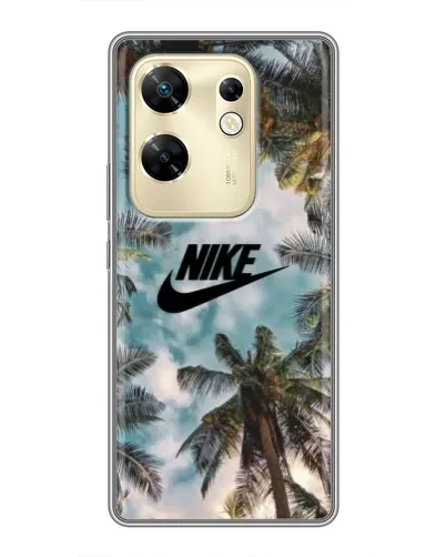 Чехол для Infinix Zero 30 с картинкой «Тропический принт Nike» Чехол для Infinix Zero 30 с картинкой «Тропический принт Nike»