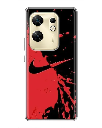 Чохол для Infinix Zero 30 з картинкою «Червоні бризки Nike» Чохол для Infinix Zero 30 з картинкою «Червоні бризки Nike»