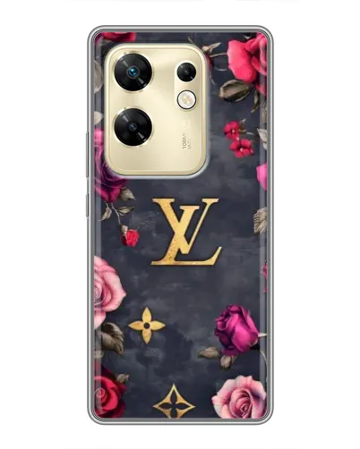 Чехол для Infinix Zero 30 с картинкой «Цветочный Louis Vuitton»