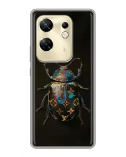 Чехол для Infinix Zero 30 с картинкой «LV — мраморный принт»
