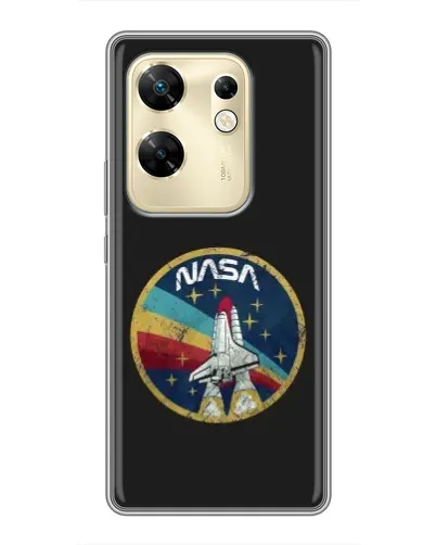 Чехол для Infinix Zero 30 с картинкой «NASA — эмблема миссии»