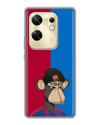 Чехол для Infinix Zero 30 с картинкой «Bored Ape — фанат Барсы» Чехол для Infinix Zero 30 с картинкой «Bored Ape — фанат Барсы»