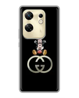 Чохол для Infinix Zero 30 з картинкою «Мінні Маус на лого» Чохол для Infinix Zero 30 з картинкою «Мінні Маус на лого»