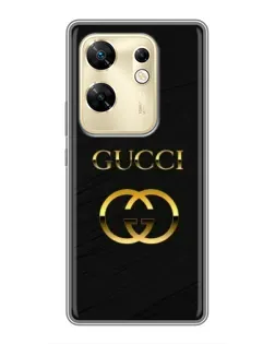 Чохол для Infinix Zero 30 з картинкою «Золотий логотип Gucci» Чохол для Infinix Zero 30 з картинкою «Золотий логотип Gucci»
