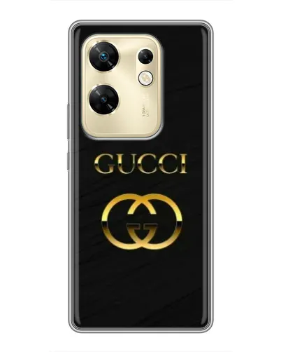Чохол для Infinix Zero 30 з картинкою «Золотий логотип Gucci» Чохол для Infinix Zero 30 з картинкою «Золотий логотип Gucci»