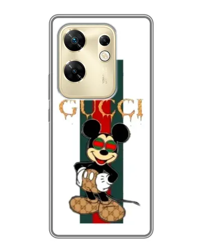 Чохол для Infinix Zero 30 з картинкою «Міккі Маус Gucci — смуги» Чохол для Infinix Zero 30 з картинкою «Міккі Маус Gucci — смуги»