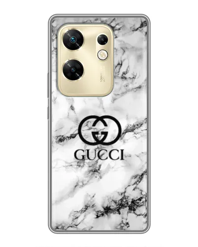 Чохол для Infinix Zero 30 з картинкою «Gucci — мармуровий шик» Чохол для Infinix Zero 30 з картинкою «Gucci — мармуровий шик»