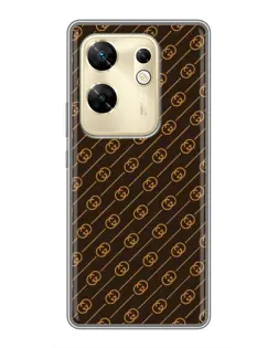 Чохол для Infinix Zero 30 з картинкою «Gucci — золоті діагоналі» Чохол для Infinix Zero 30 з картинкою «Gucci — золоті діагоналі»