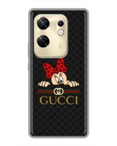 Чохол для Infinix Zero 30 з картинкою «Мінні Маус Gucci — чорний» Чохол для Infinix Zero 30 з картинкою «Мінні Маус Gucci — чорний»