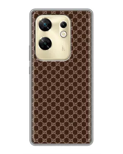 Чохол для Infinix Zero 30 з картинкою «Gucci — шоколадна сітка» Чохол для Infinix Zero 30 з картинкою «Gucci — шоколадна сітка»